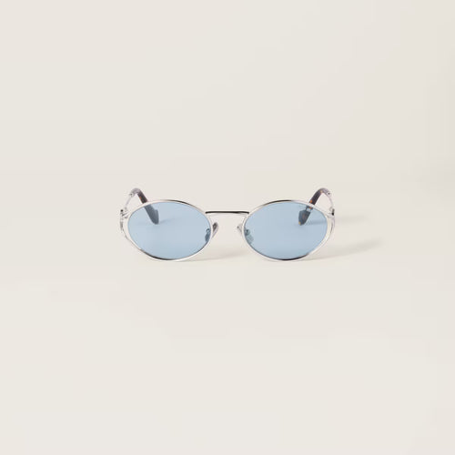 MIU MIU Logo sunglasses (Celeste lenses) | Miu Miu Logo sunglasses (Sky Blue lenses)