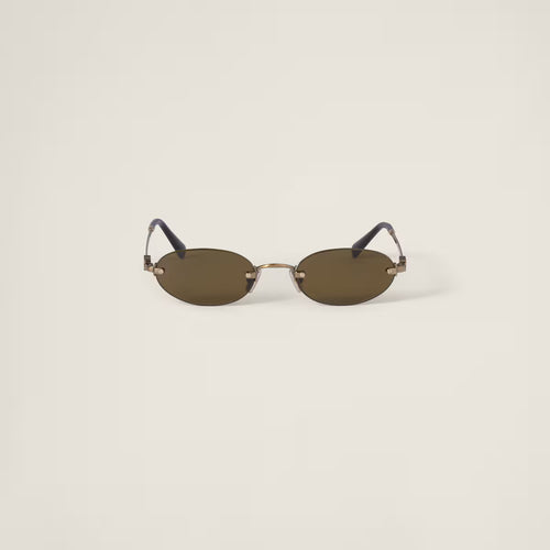 MIU MIU Logo Sunglasses Loden Green Lenses | 繆繆 太陽眼鏡 (橄欖綠鏡片)