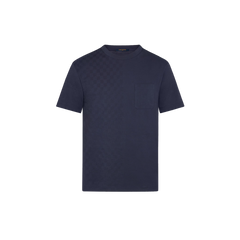 LOUIS VUITTON 1A8HBR Men's Half Damier Pocket T-Shirt | Louis Vuitton Men's Top (Multicolor)