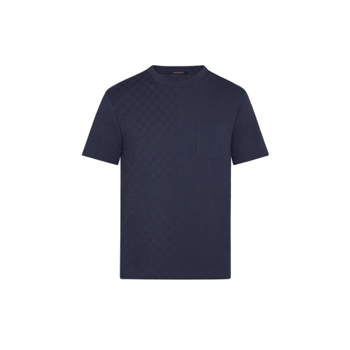 LOUIS VUITTON 1A8HBR Men's Half Damier Pocket T-Shirt | Louis Vuitton Men's Top (Multicolor)