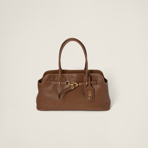 MIU MIU Aventure Nappa Leather Bag Large | 繆繆 手袋 (大碼/多色)