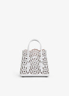 ALAIA Mina 16 bag in vienne wave calfskin | 手提袋 (白色) - LondonKelly 英國名牌代購