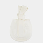 ANYA HINDMARCH Tie the Knot Clutch | 安雅·希德瑪芝 Tie the Knot 手拿包（象牙白） - LondonKelly 英國名牌代購