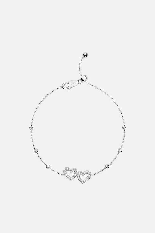 APM MONACO AB5703OX Heart Adjustable Bracelet | 愛心可調手鏈 (銀色) - LondonKelly 英國名牌代購