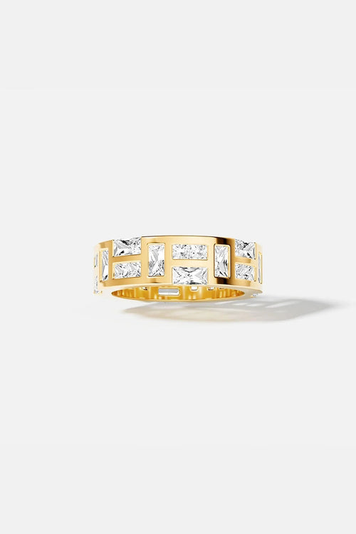 APM MONACO Y23798OX Ice Ring 18k Yellow Gold Plated | 18K 黃金電鍍戒指 (金色) - LondonKelly 英國名牌代購
