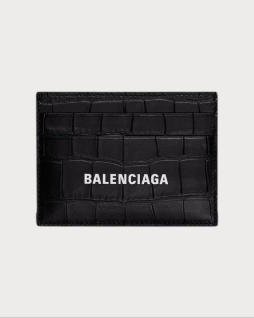 BALENCIAGA Men's Cash Card Holder in Black | 巴黎世家 男仕卡片套（黑色） - LONDONKELLY 英國名牌代購