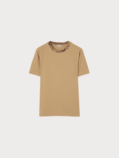 BURBERRY (M) Check Trim Cotton T-shirt(3 Colors) - LONDONKELLY 英國名牌代購