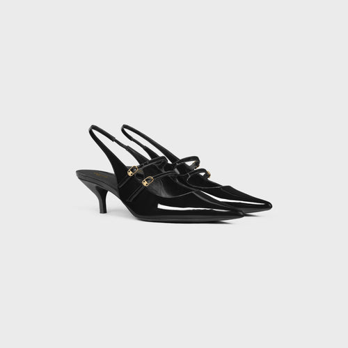 CELINE Judy Double Strap Mary Jane Slingback | 賽琳 高跟鞋 (黑色) - LondonKelly 英國名牌代購
