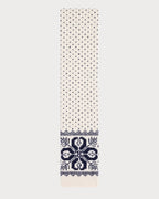CELINE Scarf Fair Isle Wool(White) - LONDONKELLY 英國名牌代購