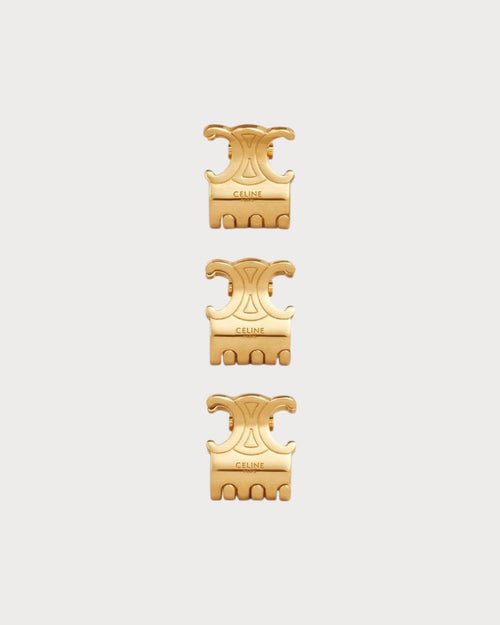 CELINE Triomphe Set of 3 Triomphe Claws(Mini/2 Colors) - LONDONKELLY 英國名牌代購