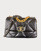 CHANEL AS1160 Small 19 Bag | 香奈兒 手袋 (黑色金扣) - LONDONKELLY 英國名牌代購