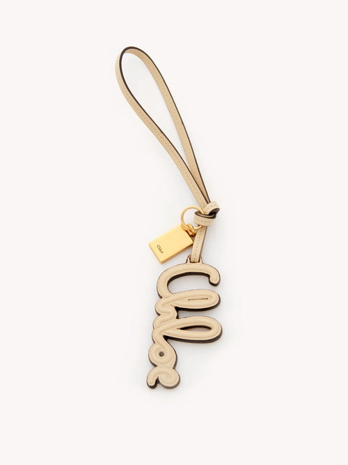 CHLOE Logo Bag Charm In Shiny Leather | 蔻依 手袋掛飾 (多色) - LondonKelly 英國名牌代購