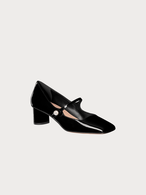 CHRISTIAN DIOR Jolie Dior Pump Patent Calfskin(Black) - LONDONKELLY 英國名牌代購