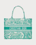 CHRISTIAN DIOR Medium Dior Book Tote Toile de Jouy Mykonos Embroidery | 迪奧 手提袋 (中碼/多色) - LondonKelly 英國名牌代購