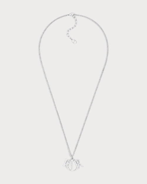 CHRISTIAN DIOR Men's Dior Charm Pendant Necklace | 迪奧 男仕頸鏈 (銀色) - LONDONKELLY 英國名牌代購