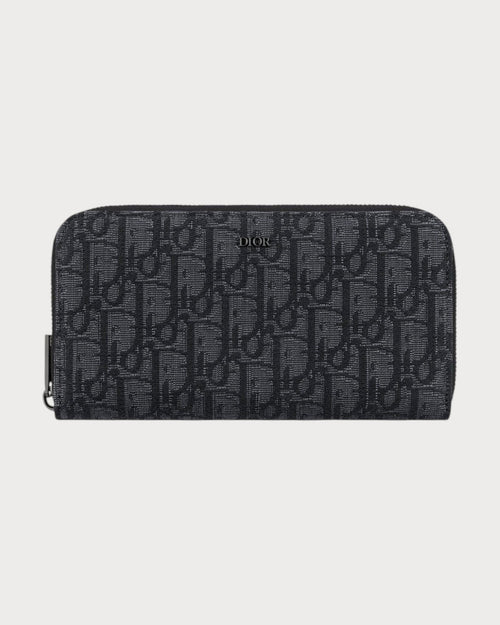 CHRISTIAN DIOR Men's Long Zipped Wallet Black Dior | 迪奧 男仕長銀包 (多色) - LONDONKELLY 英國名牌代購