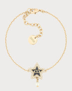 CHRISTIAN DIOR Petit CD Lucky Baroque Bracelet | 迪奧 幸運星手鏈 (黑色) - LondonKelly 英國名牌代購