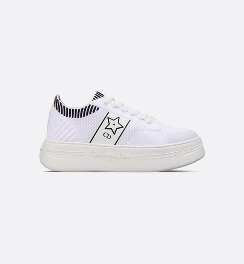 CHRISTIAN DIOR Women's Dior Star Platform Sneaker | 迪奧 厚底波鞋 (白色) - LondonKelly 英國名牌代購