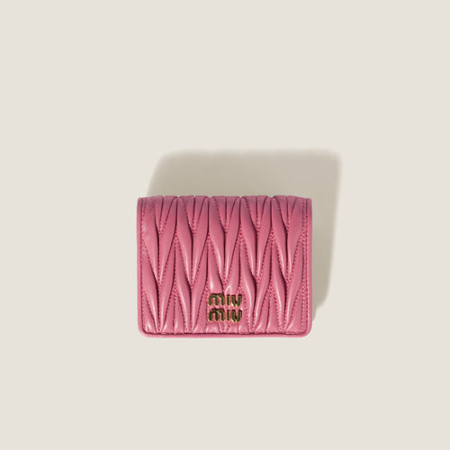 MIU MIU Matelasse Nappa Leather Wallet | 繆繆 銀包 (多色)