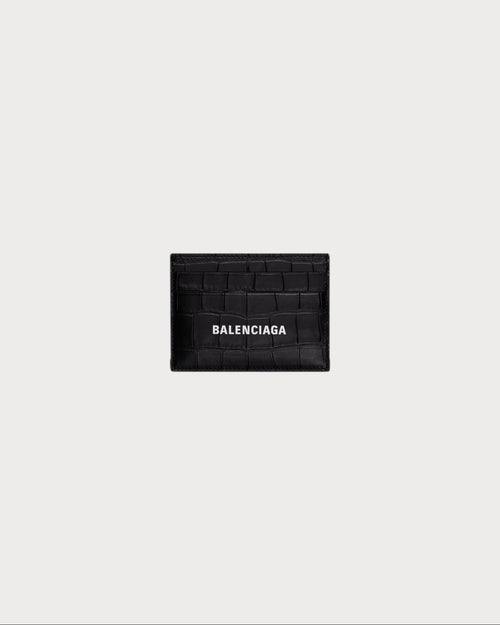 BALENCIAGA Men's Cash Card Holder in Black | 巴黎世家 男仕卡片套（黑色）
