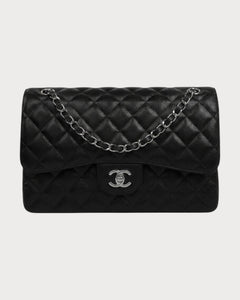 CHANEL A58600 Classic Handbag Grained Calfskin(Large/2 Colors)