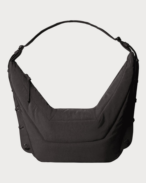 LEMAIRE Soft Game Bag In Water - Repellent Nylon Canvas(Large/Dark Brown) - LONDONKELLY 英國名牌代購