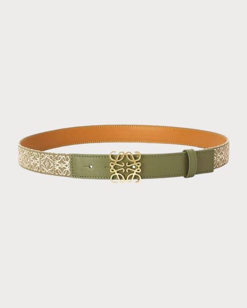 LOEWE Anagram Belt | 羅意威 皮帶 (綠色) - LONDONKELLY 英國名牌代購