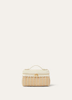 LORO PIANA Extra Pocket L19 East - West Wicker | 諾悠翩雅 草編袋 (白色) - LondonKelly 英國名牌代購