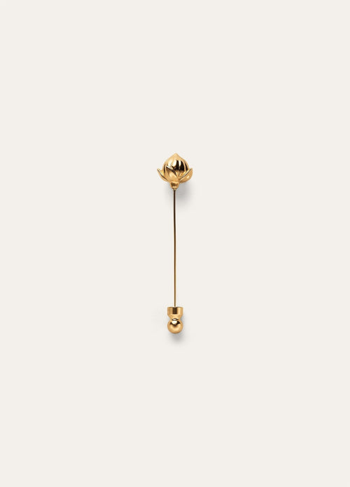 LORO PIANA Linen Flower Bud Pin | 諾悠翩雅 胸針 (多色) - LondonKelly 英國名牌代購
