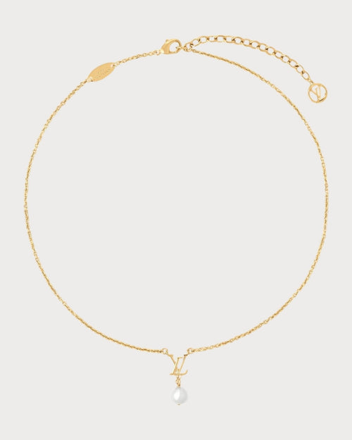 LOUIS VUITTON M01623 LV Iconic Louisa Necklace | 路易威登 頸鏈 (金色) - LONDONKELLY 英國名牌代購