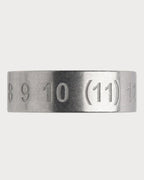 MAISON MARGIELA MM Numerical Ring 6.5 MM | 數字戒指 (銀色) - LONDONKELLY 英國名牌代購