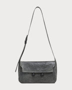 MARNI Black Crocodile Print Leather Medium Trunkaroo Handbag | 瑪尼 手袋 (黑色) - LondonKelly 英國名牌代購