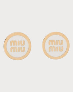 MIU MIU Enameled Metal Earrings | 繆繆 耳環 (多色) - LONDONKELLY 英國名牌代購