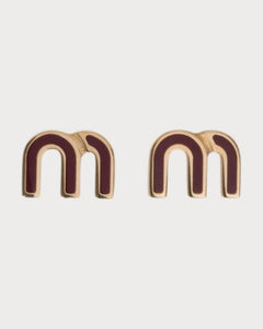 MIU MIU Enameled Metal Earrings | 繆繆 耳環 (多色) - LONDONKELLY 英國名牌代購