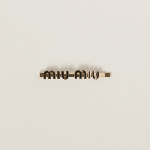 MIU MIU Enameled Metal Hair Clip | 繆繆 髮夾 (多色) - LondonKelly 英國名牌代購