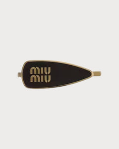 MIU MIU Enameled Metal Hair Clip | 繆繆 髮夾 (多色) - LONDONKELLY 英國名牌代購