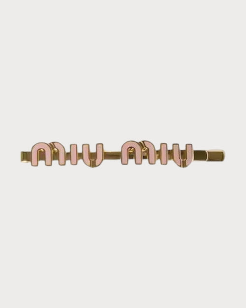 MIU MIU Enameled Metal Hair Clip | 繆繆 髮夾 (多色) - LONDONKELLY 英國名牌代購