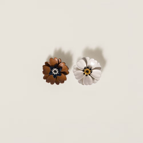 MIU MIU Metal and Leather Earrings | 繆繆 耳環 (金色) - LondonKelly 英國名牌代購