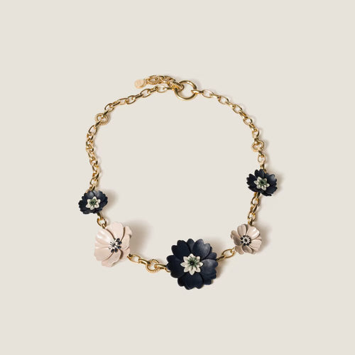 MIU MIU Metal and Pearl Necklace | 繆繆 頸鏈 (金色) - LondonKelly 英國名牌代購