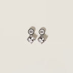 MIU MIU Metal Earrings with Crystals | 繆繆 耳環 (多色) - LondonKelly 英國名牌代購