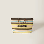 MIU MIU Raffia - Effect Woven Tote Bag | 繆繆 草編袋 (多色) - LondonKelly 英國名牌代購