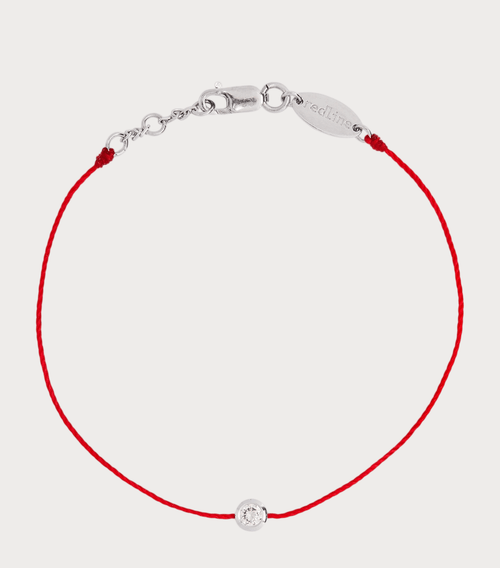 REDLINE Pure White Gold and Diamond Bracelet(Red) - LONDONKELLY 英國名牌代購