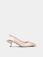 ROGER VIVIER Virgule Slingback Pumps in Patent Leather | RV 漆皮材質後帶高跟鞋 (多色) - LondonKelly 英國名牌代購