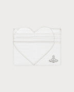 VIVIENNE WESTWOOD Heart Card Holder | 西太后 心形卡套 (白色) - LONDONKELLY 英國名牌代購