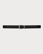 YSL SAINT LAURENT Cassandre Belt In Smooth Leather | 聖羅蘭 皮帶 (3CM/黑色) - LONDONKELLY 英國名牌代購