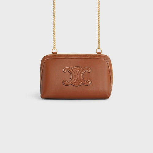 CELINE Clutch on Chain Cuir Triomphe | 賽琳 手袋 (Tan)
