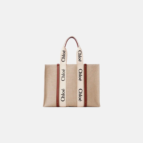 CHLOE Large Woody Tote Bag | 蔻依 手提袋 (大碼/Tan)