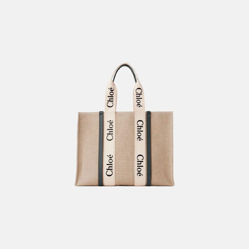CHLOE Large Woody Tote Bag | 蔻依 手提袋 (大碼/Blue)